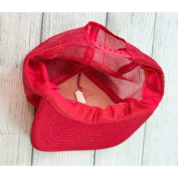 Vintage Amalie Motor Oil Hat Snapback Hat Mesh Trucker Gas Oil Auto 90’s Flaw - Picture 5 of 6